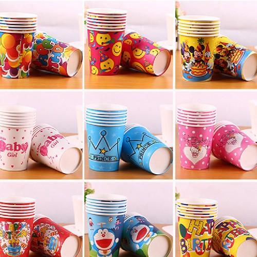 set 5 cốc giấy hoạt hình SIÊU XINH