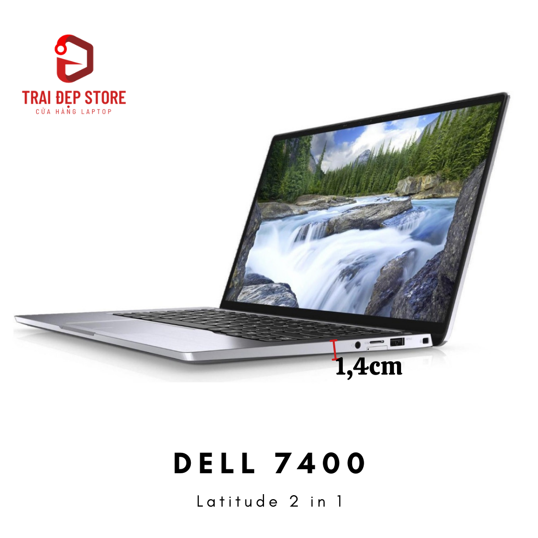 Laptop Dell Latitude 7400 2 in 1 Core i5 8th, Ram 8, SSD 256
