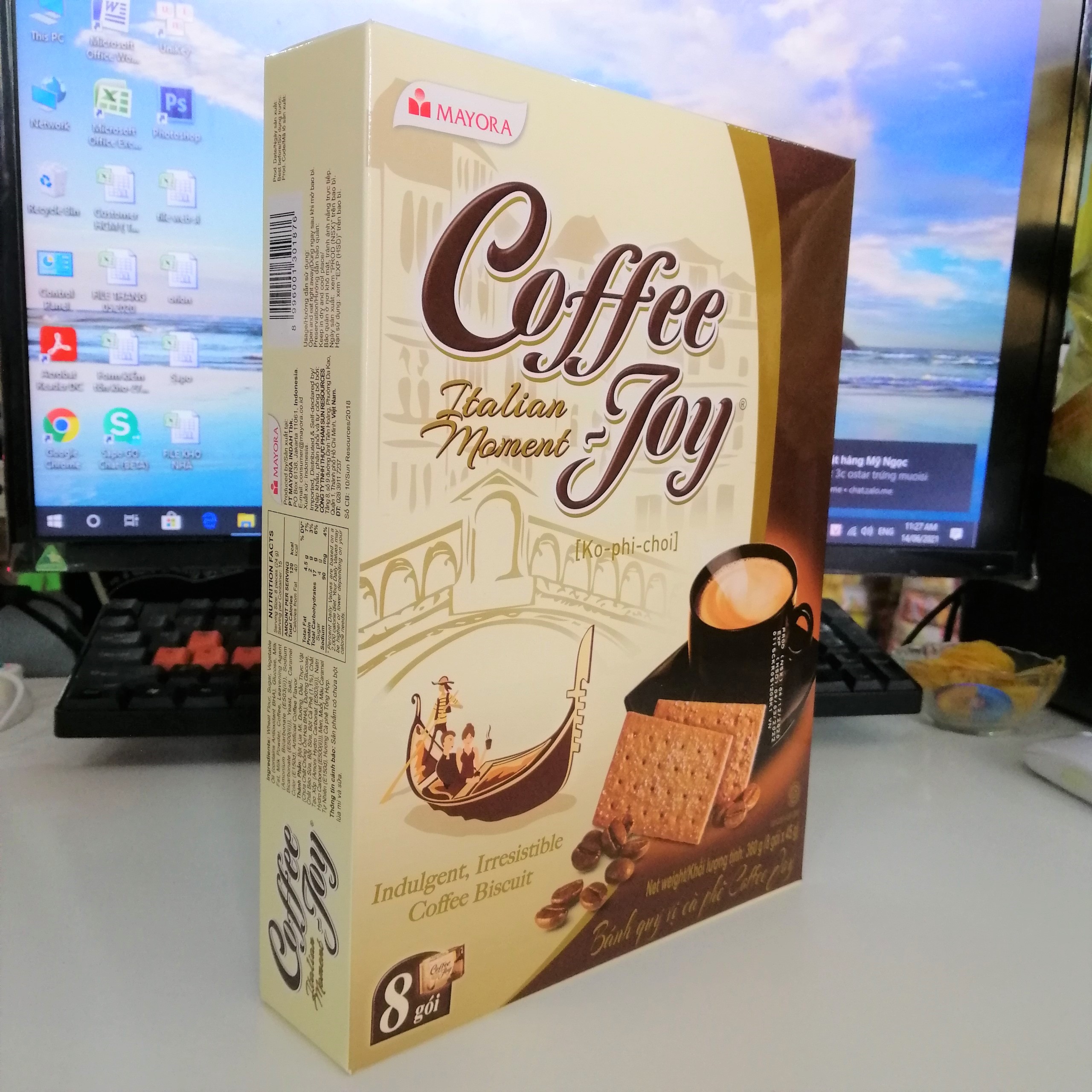 Bánh Quy Vị Cà Phê Coffee Joy (Hộp 312g)