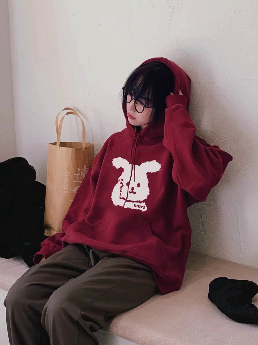 Áo Khoác Hoodie Thỏ Siêu Xinh