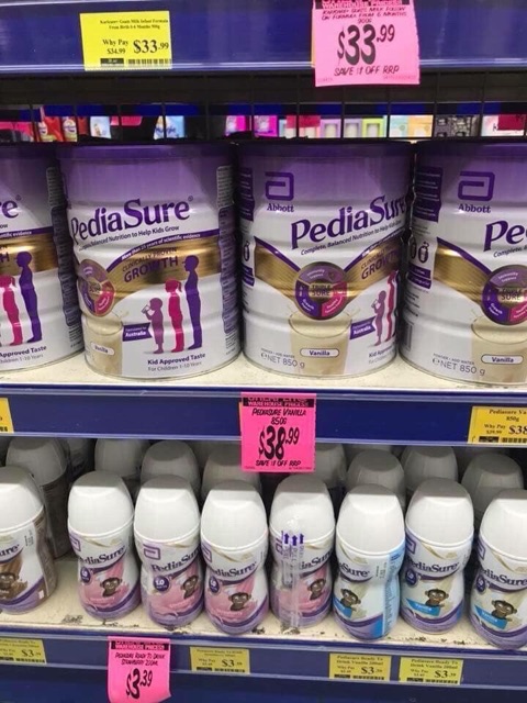 Sữa Pediasure Úc 850G[Date 2022]