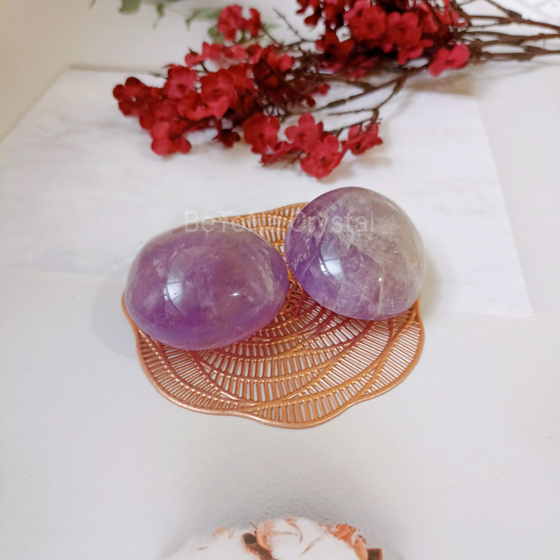 Palm thạch anh tím (Amethyst) đá thanh tẩy, tarot