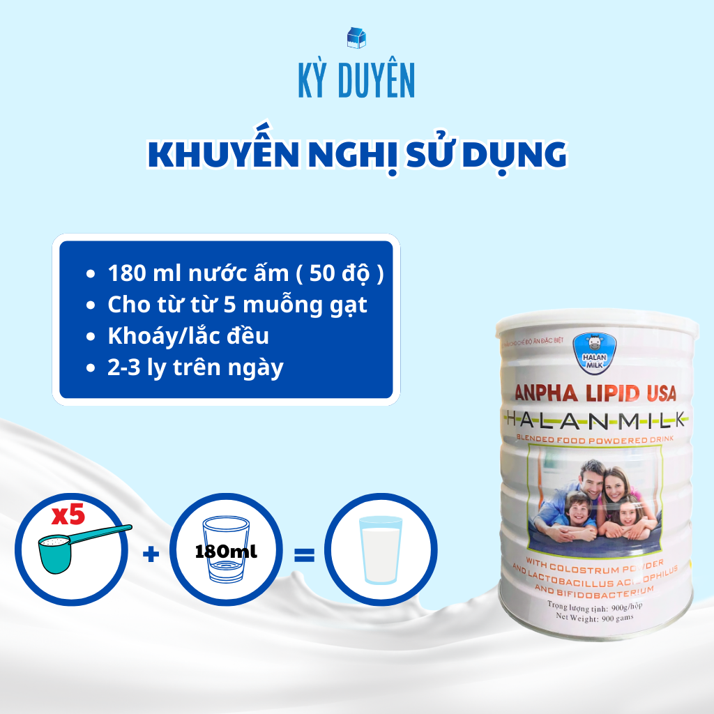 Sữa non Anpha Lipid 900g - sữa non USA