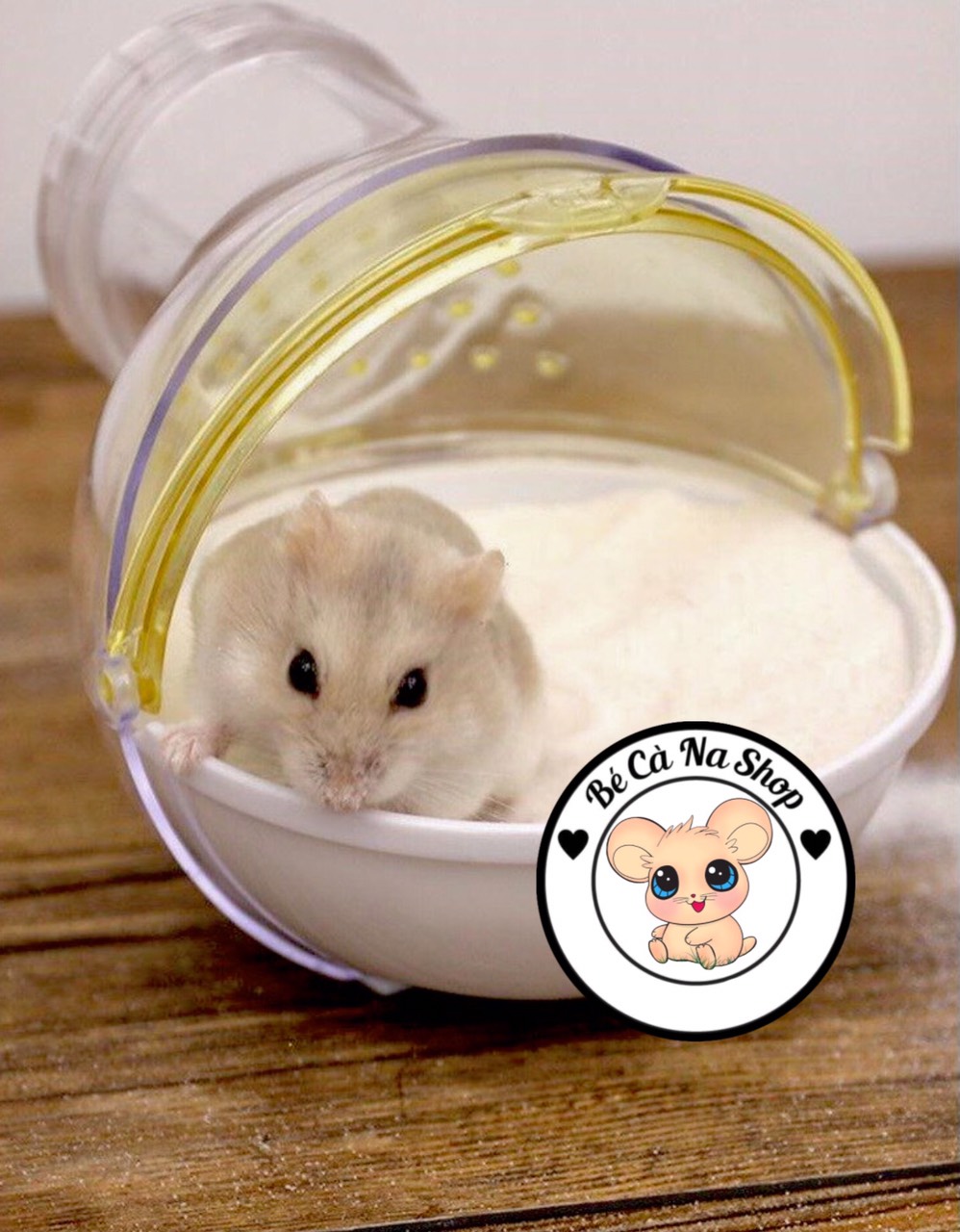 Cát tắm cho hamster ( thơm dai,cát trắng mịn) bao 1kg (bé cà na)