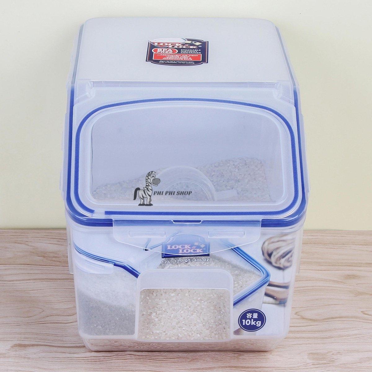 [HCM]Thùng gạo 10Kg HPL510 Lock&Lock
