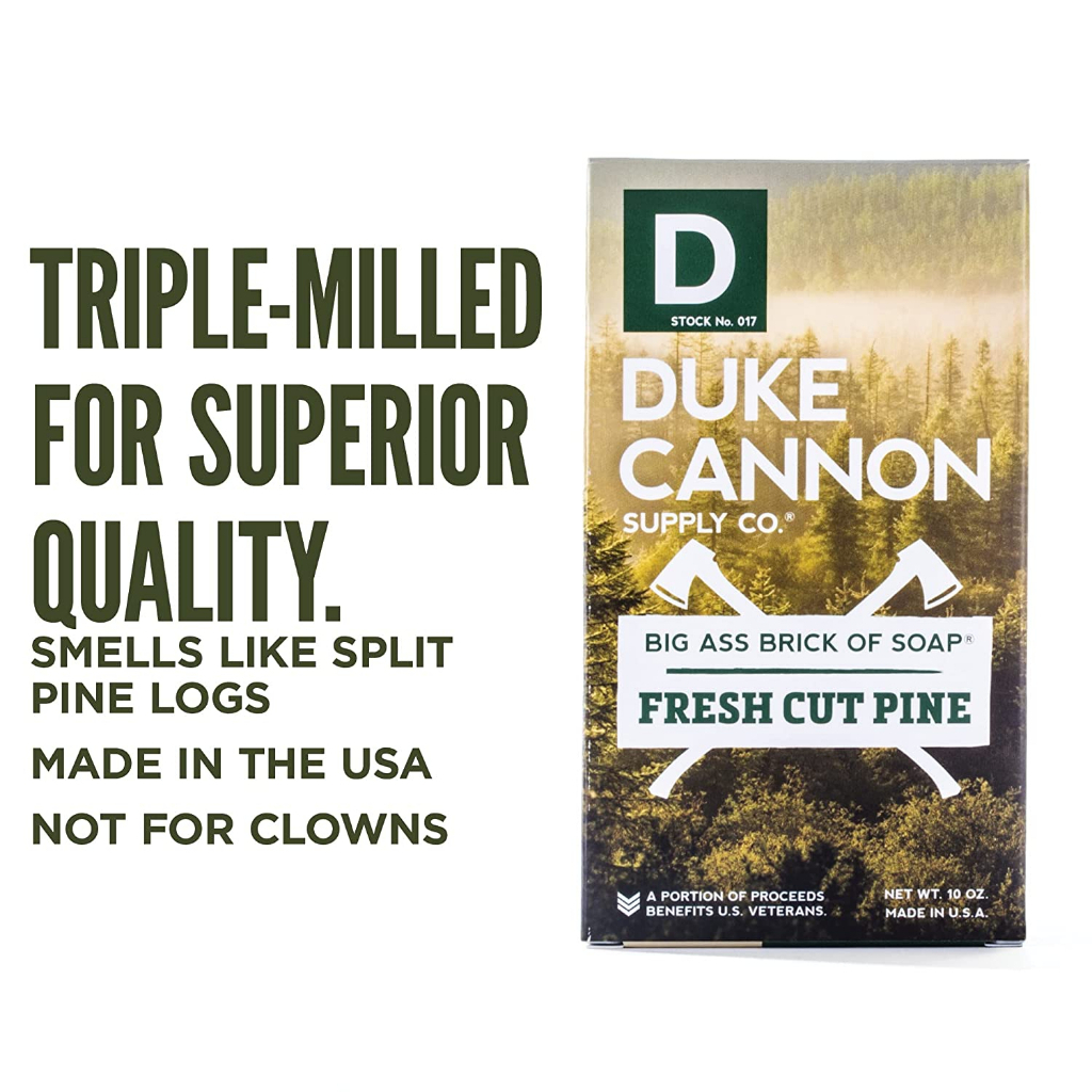 Xà Bông Cục Duke Cannon Fresh Cut Pine 283Gr