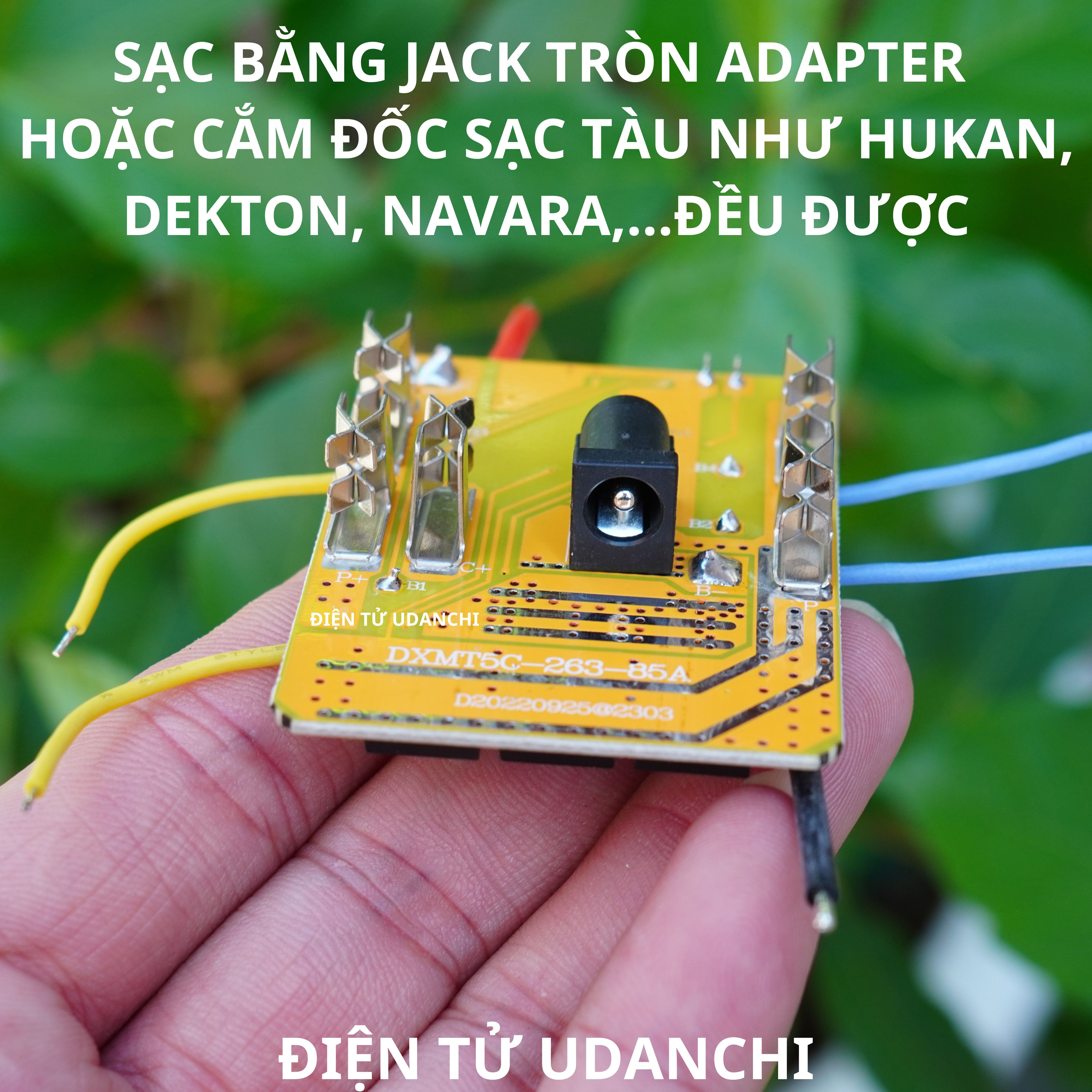 Mạch pin Makita 5S 18V 21V 80A CHÍNH HÃNG DXIONG, sạc và bảo vệ pin Liion, đầy tự ngắt có cảm biến nhiệt độ