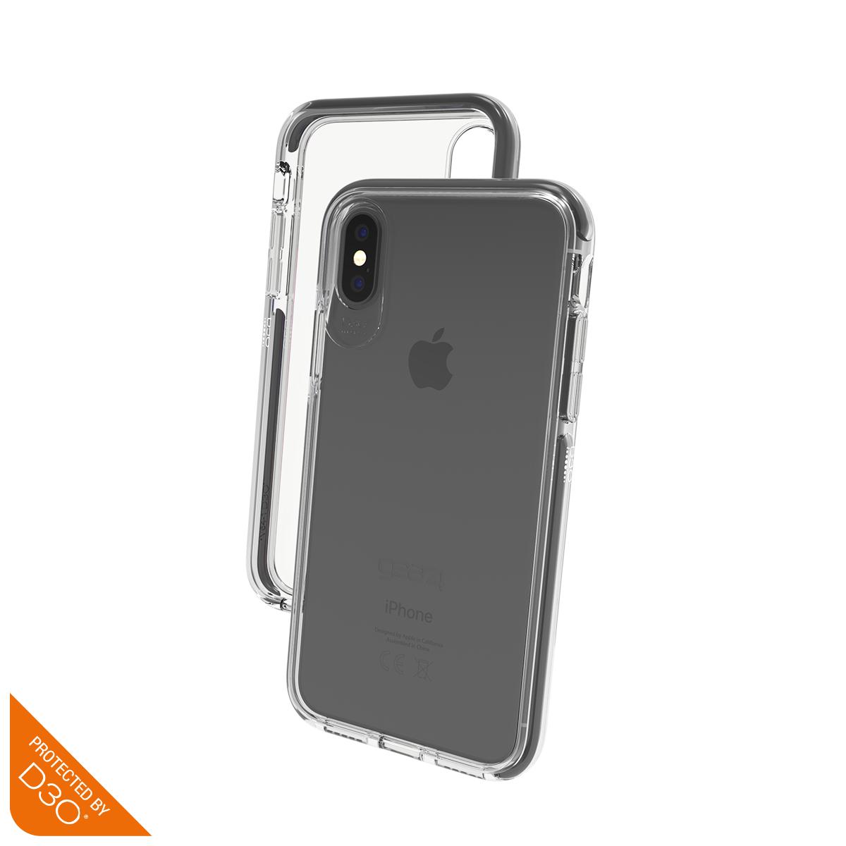 Ốp Lưng Chống Sốc Gear4 D3O Piccadilly 3m cho iPhone X/Xs - Dâu Đen Store