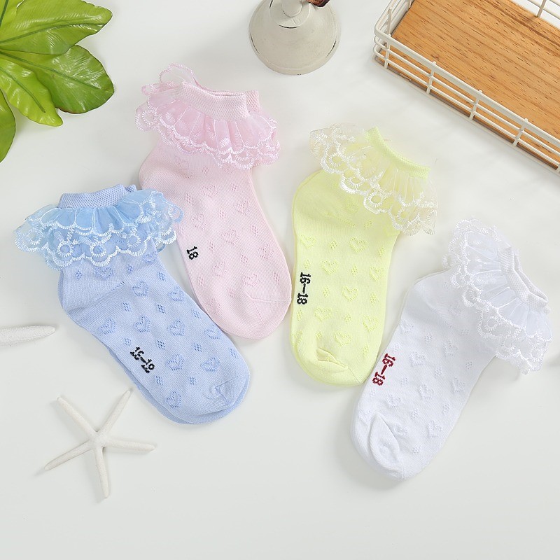 Tất/vớ cổ ren bé gái/ vớ múa