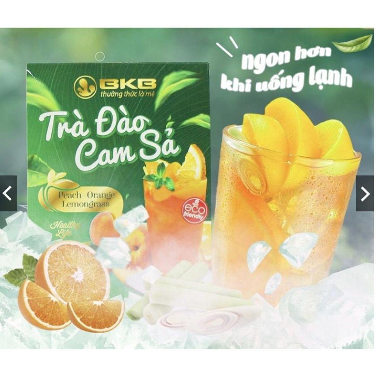 Trà Đào Cam Sả Tiện Dụng BKB 275g - Giải Pháp Pha Chế Đơn Giản và Thơm Ngon