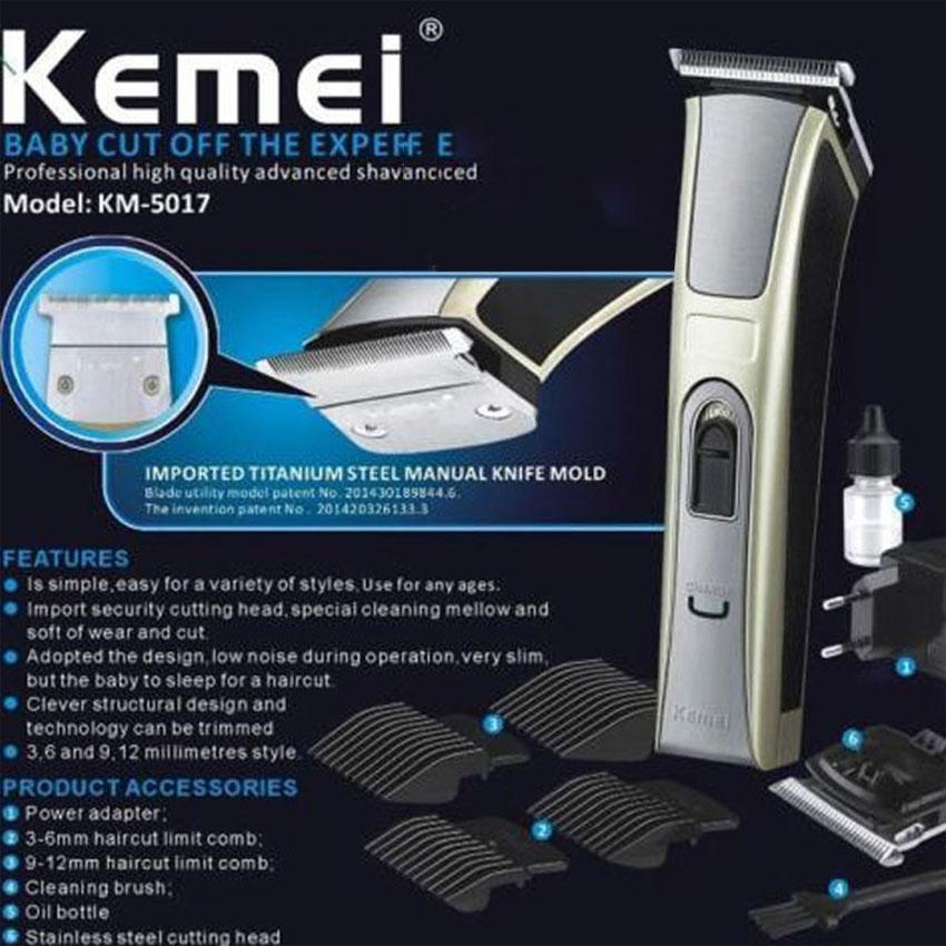Tông đơ cắt tóc cắt tóc cho bé Kemei KM-5017