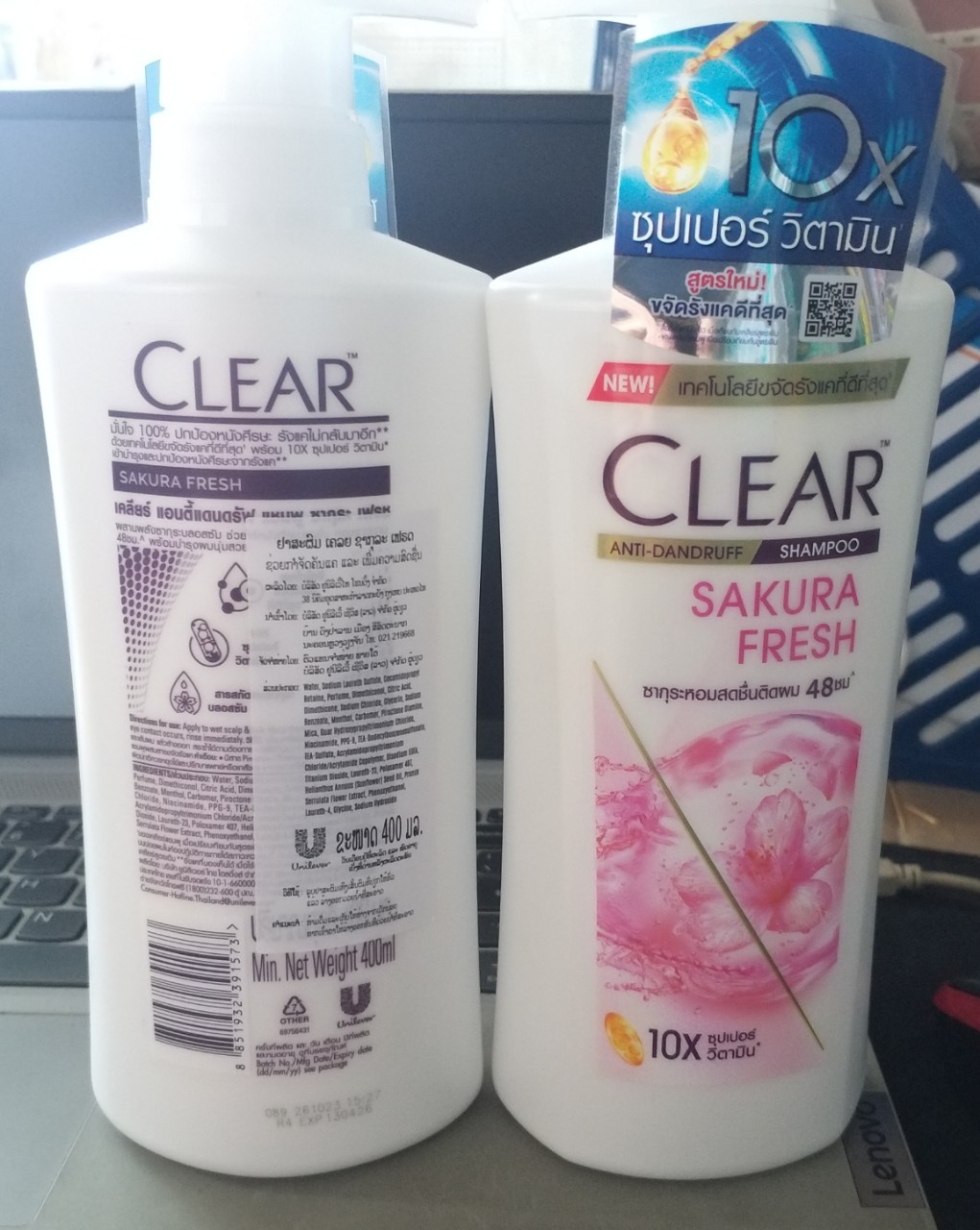 Dầu gội Clear bạc hà/ Clear men / Clear anh đào 400ml