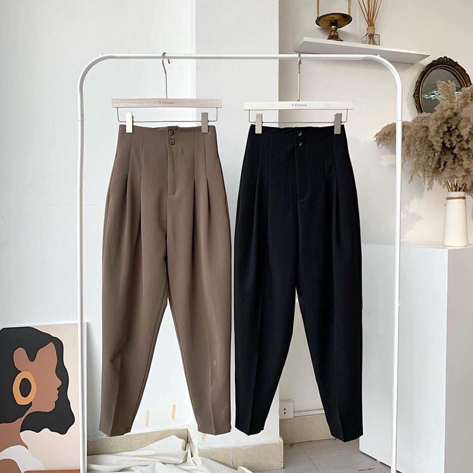 Quần Baggy 2 Khuy Cạp Liền Mẫu Mới Mã457
