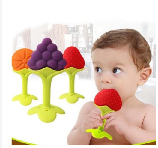 Gặm nướu hoa quả hình trái cây cho bé yêu