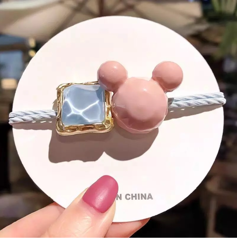 Dây buộc tóc hình gấu nhiều màu