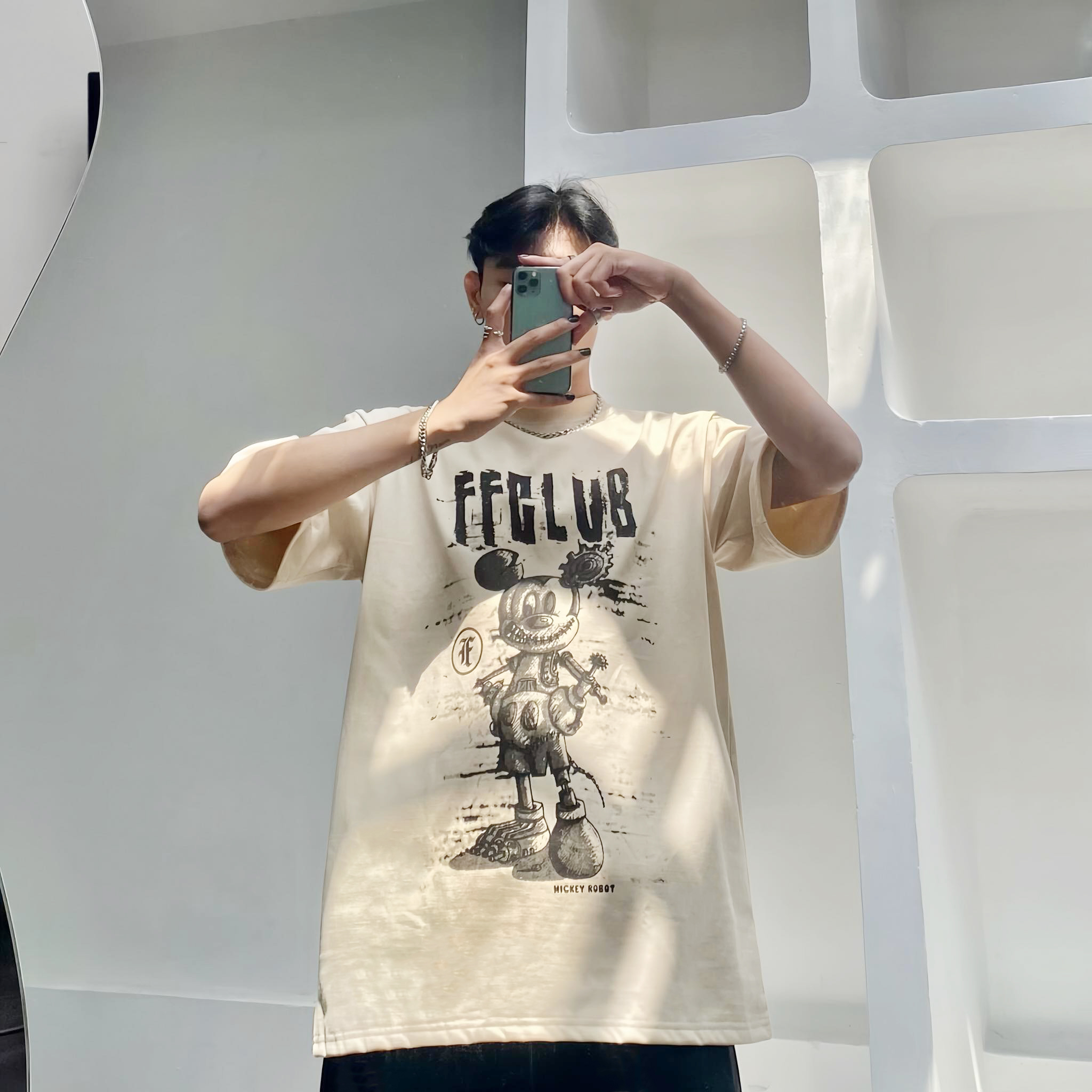 ÁO THUN FF ROBOT MICKEY TEE