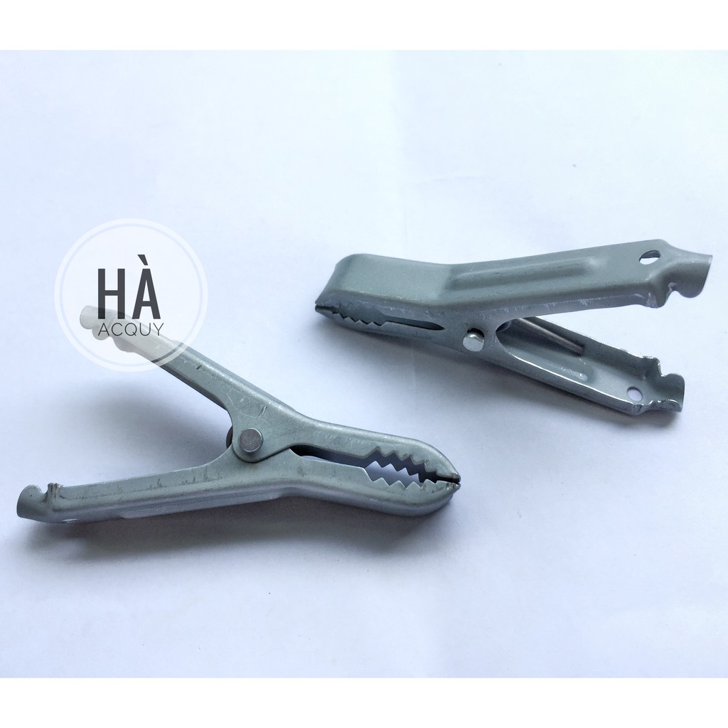10 Pairs of Gray Battery Clips Lk 30A - 7cm