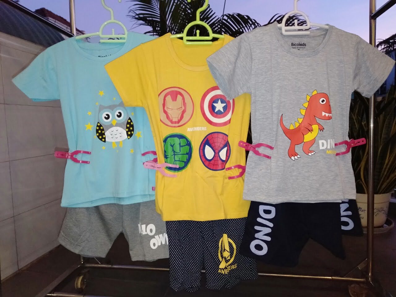 SET 3 BỘ ĐỒ THUN BÉ TRAI