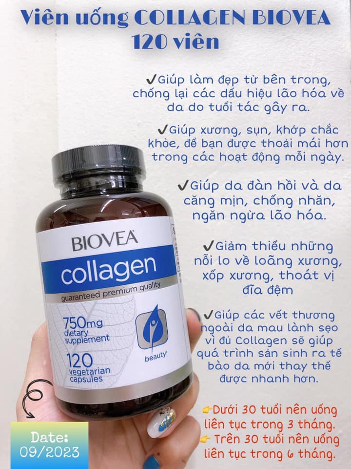 [HÀNG ĐỨC CHUẨN] Collagen Biovea của Đức