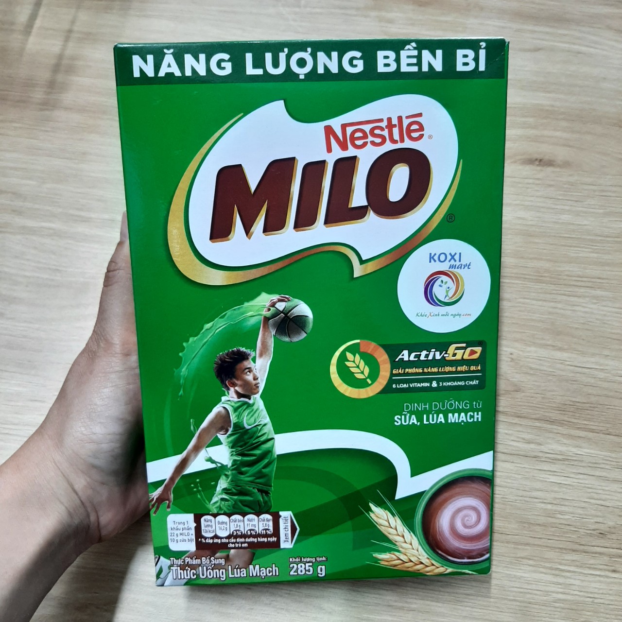 Bột ca cao lúa mạch Milo hộp 285g