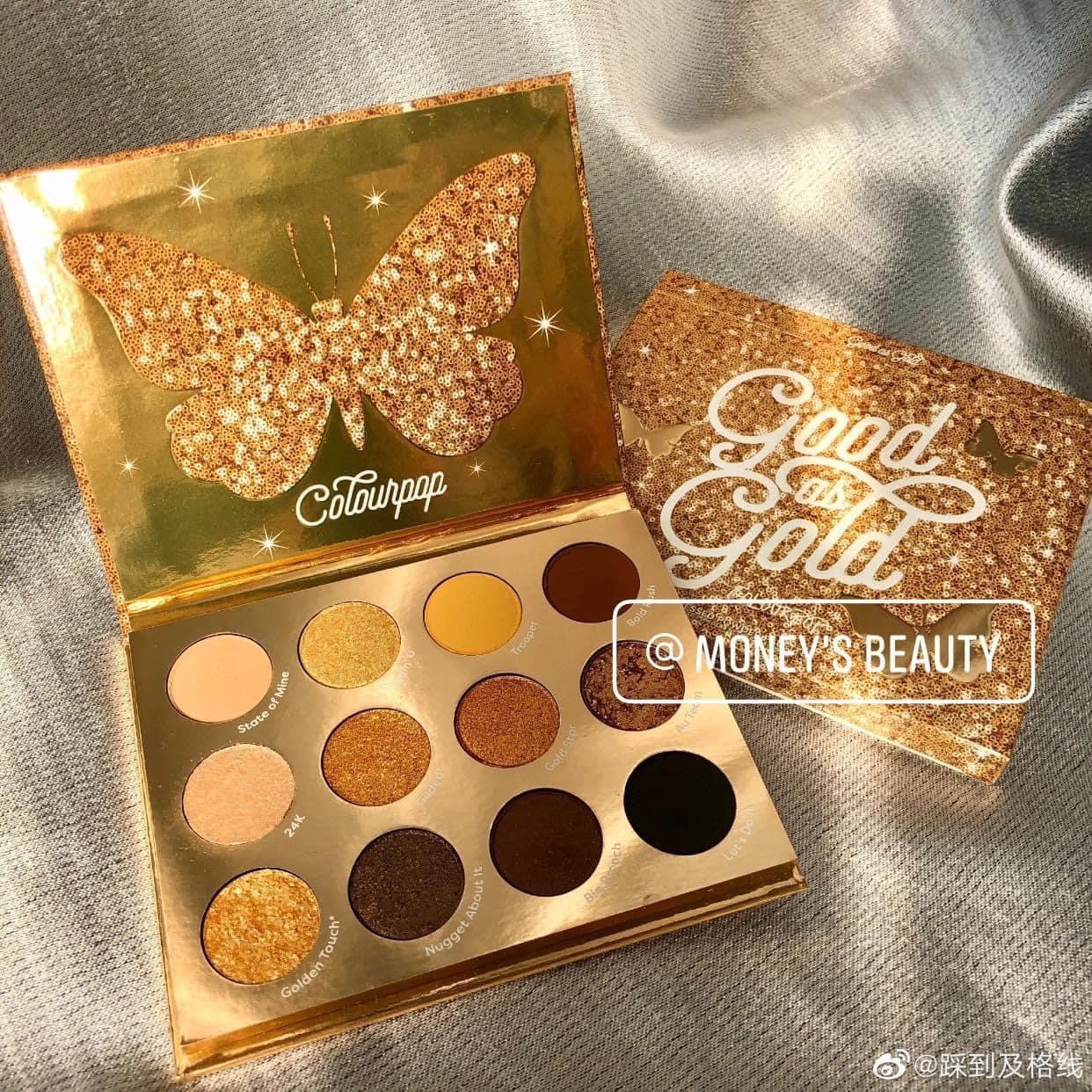 Bảng phấn mắt COLOURPOP GOOD AS GOLD
