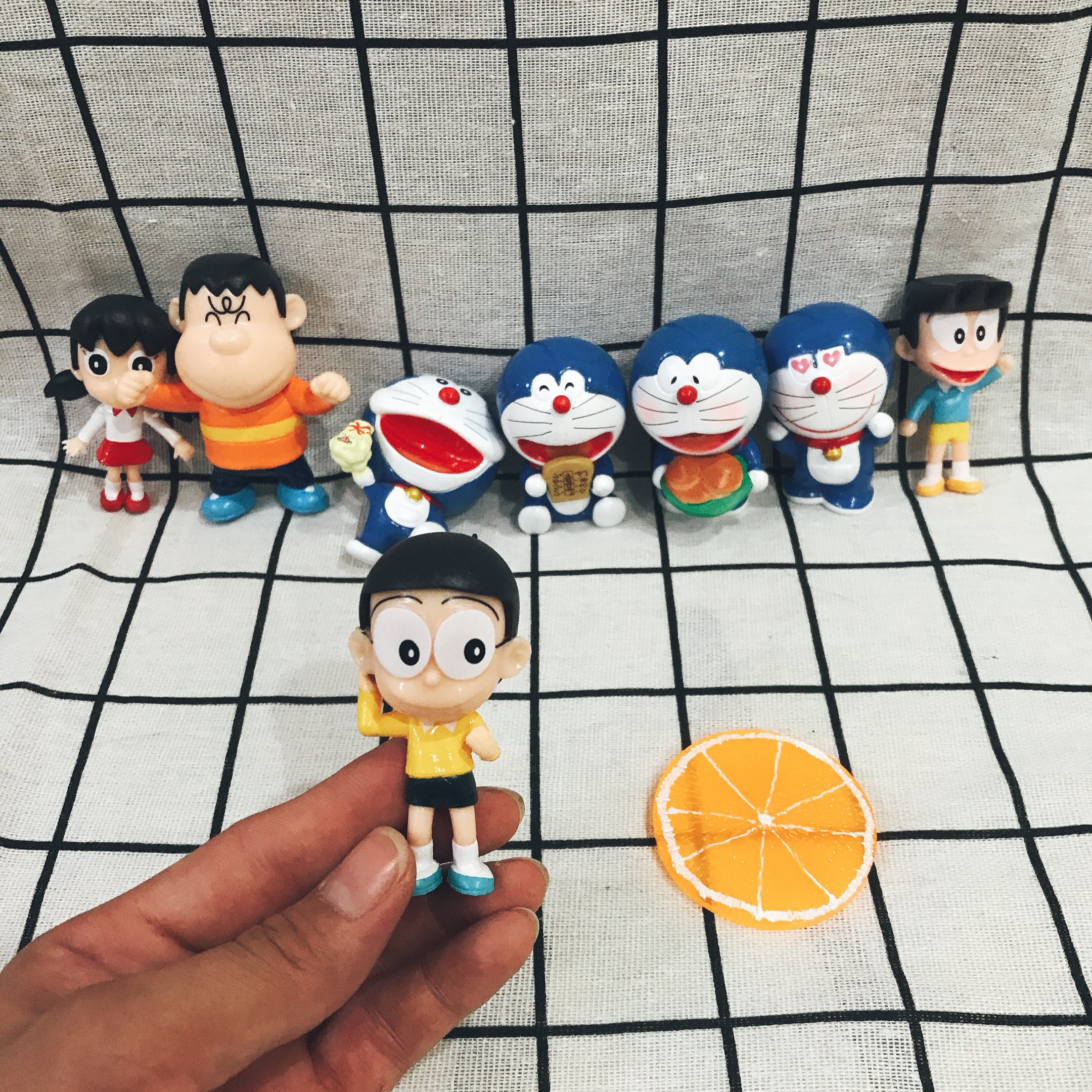 Bộ Mô Hình Nhóm Bạn Doremon Doraemon