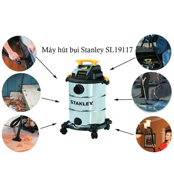 Máy hút bụi ướt, khô Stanley SL19117 3000w [Gian hàng uy tín]