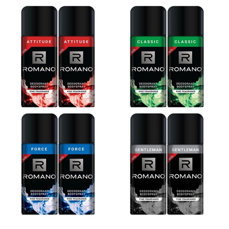 Xịt khử mùi toàn thân romano 150ml / 1 chai