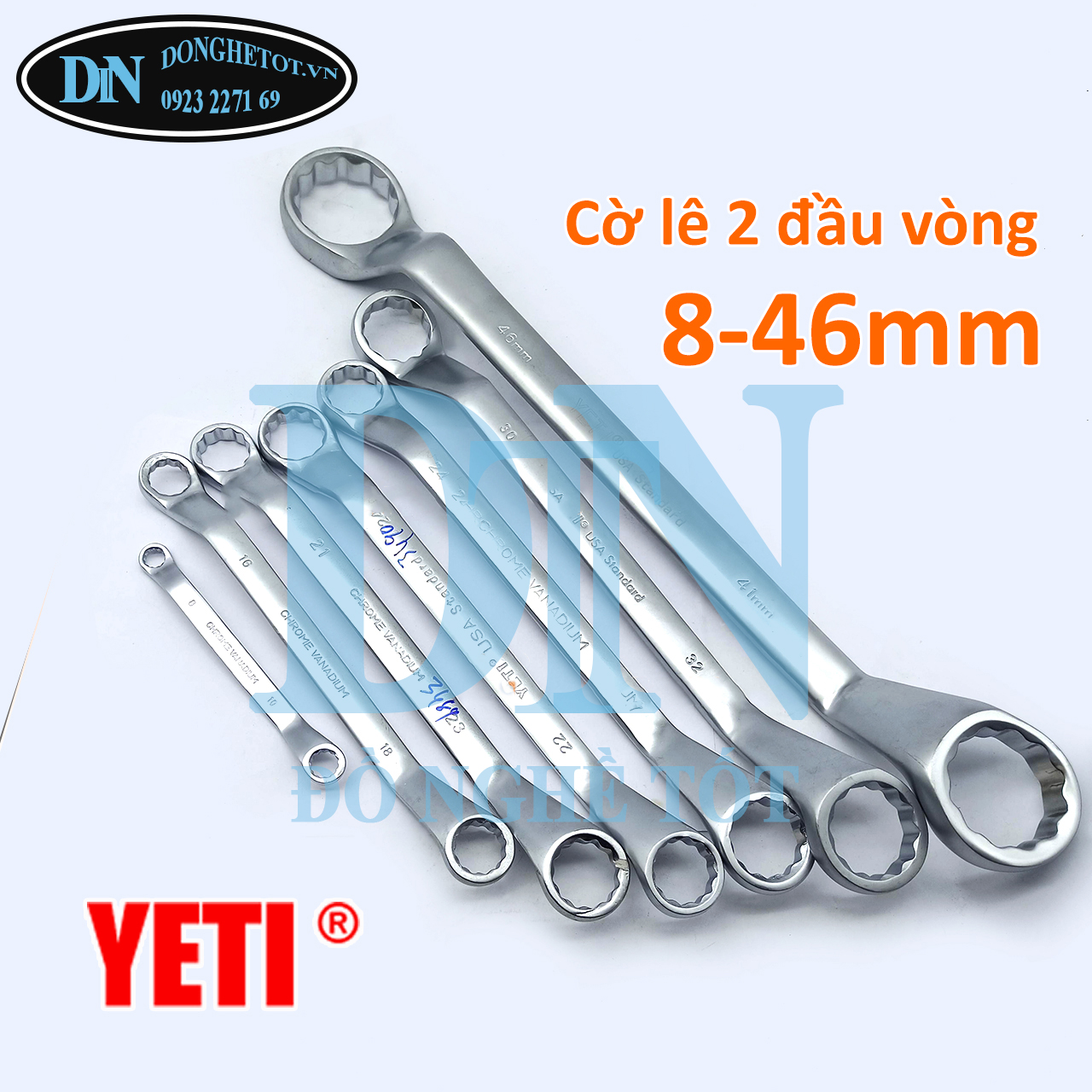 CỜ lê 2 đầu vòng 22-24mm yeti