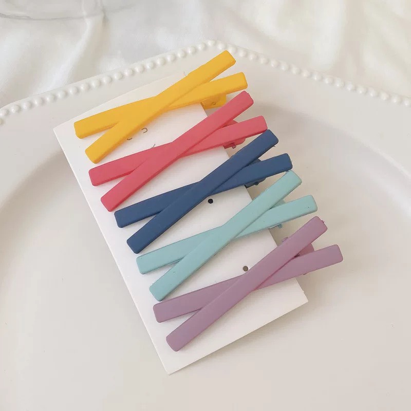 [HCM]Combo 10 kẹp tóc nơ nhiều màu Pastel