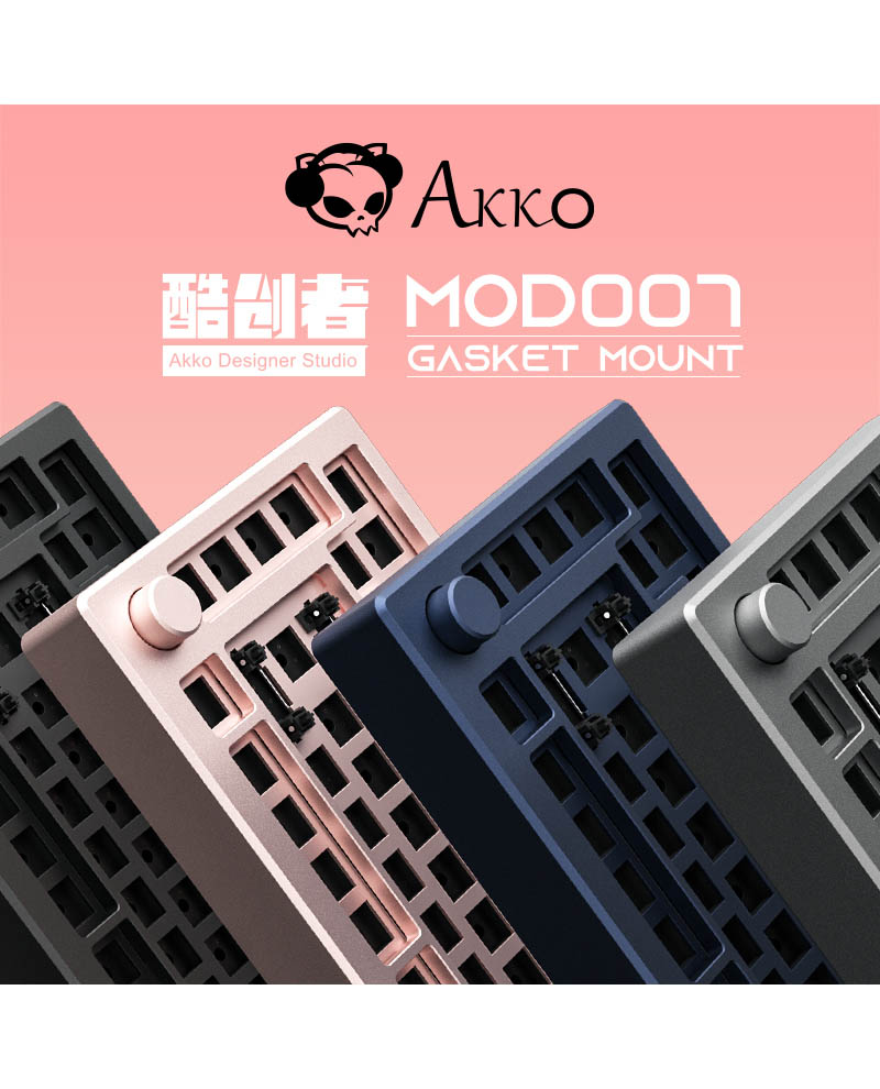 Kit bàn phím cơ AKKO Designer Studio – MOD007 (Hotswap 5 pin / RGB / Foam tiêu âm / Gasket Mount)