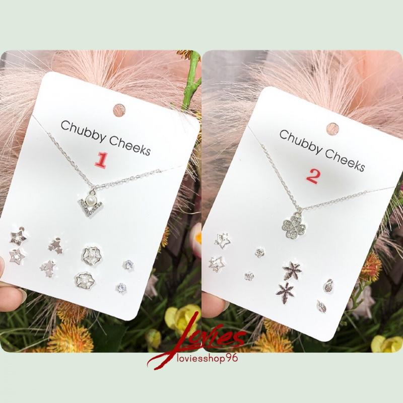 [HCM]SET BỘ BÔNG TAI VÀ DÂY CHUYỀN MẪU MỚI