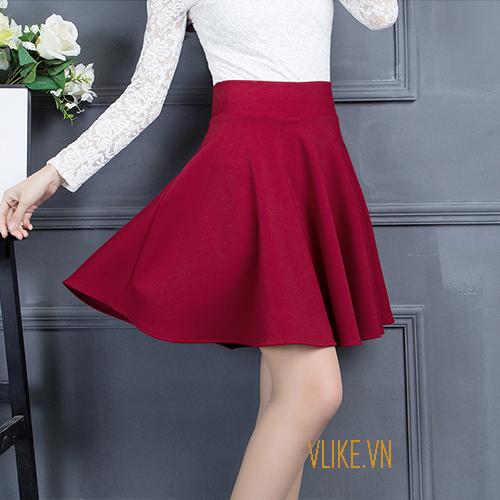 Chân váy xòe ngắn