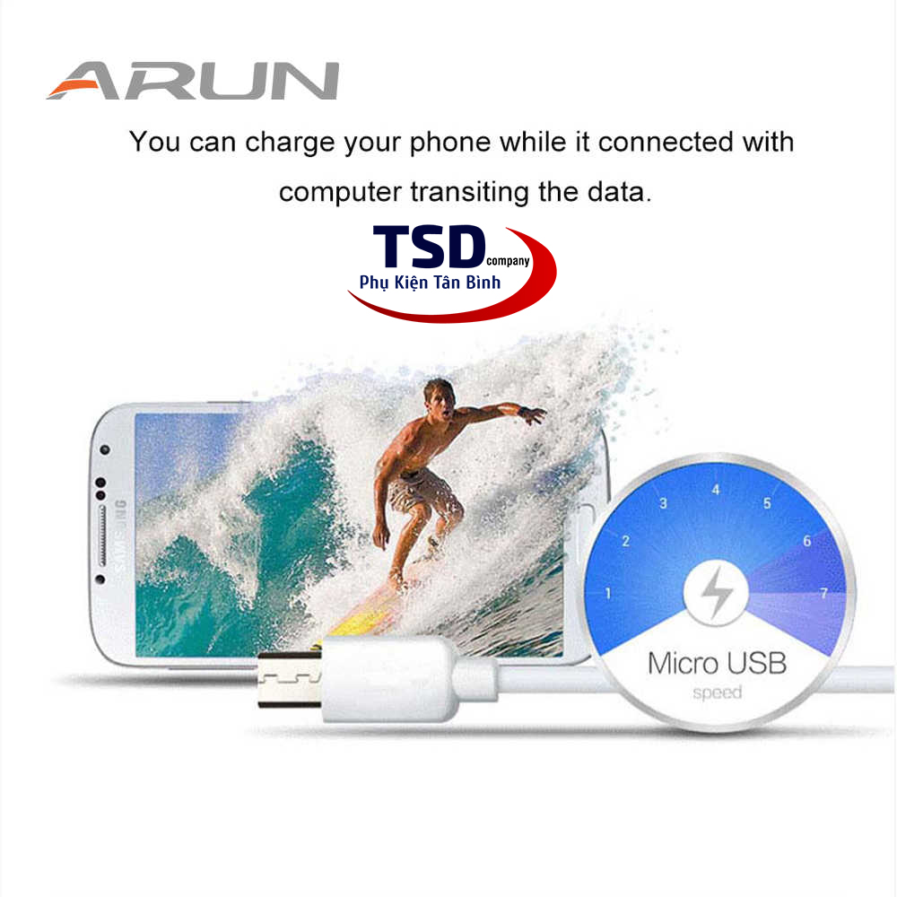 Arun Original Charging Cable Micro USB Port