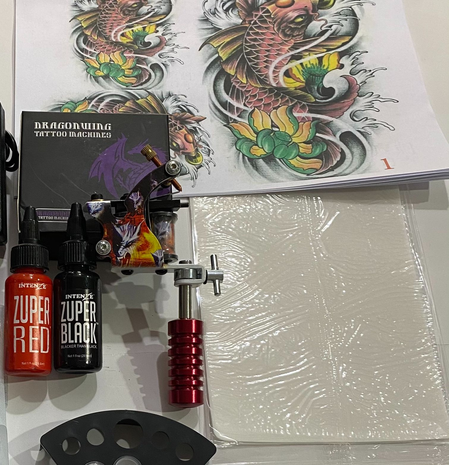 COMBO MÁY XĂM HÌNH KIT TATTOO 1 MICHEN BIẾN BC