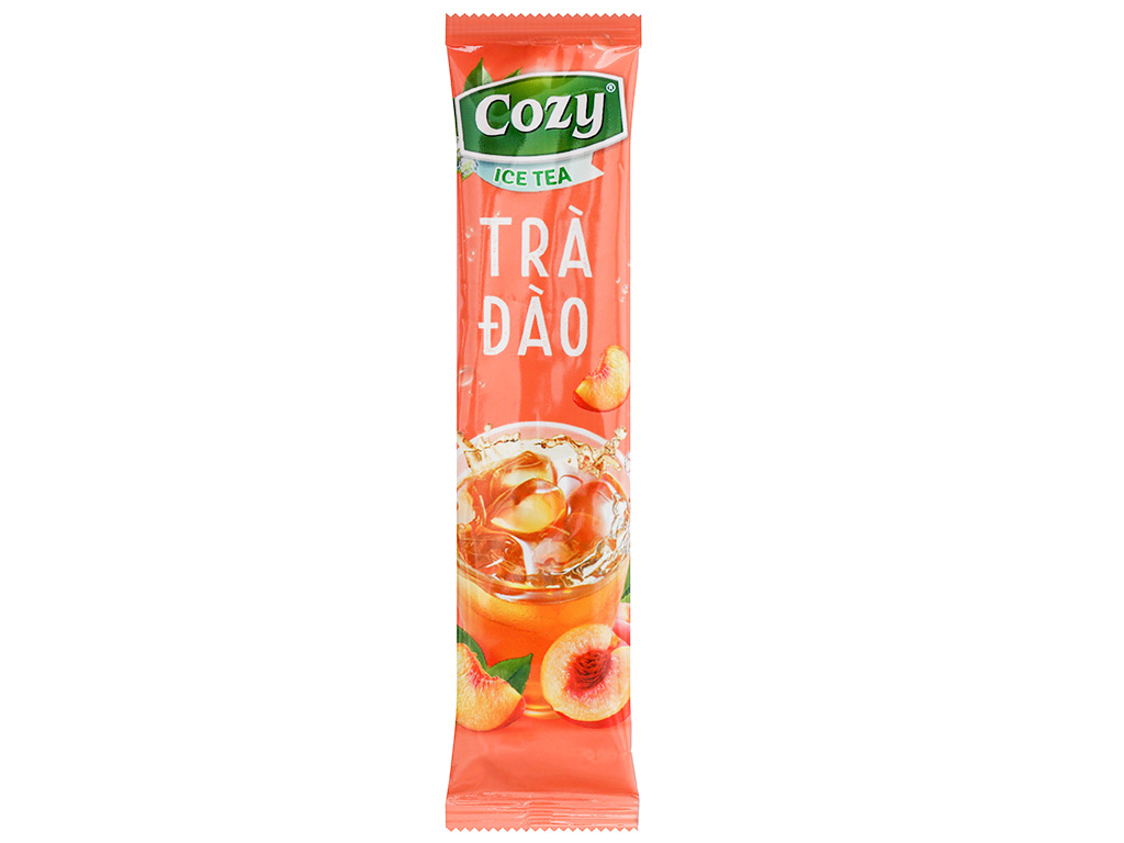 Trà hòa tan Cozy ICETEA ĐÀO (Hộp 240gr/16 gói*15gr)