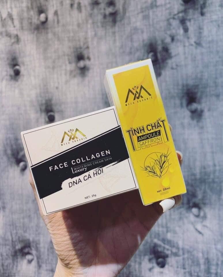 Combo kem face và serum Collagen cá hồi[Chính Hãng]