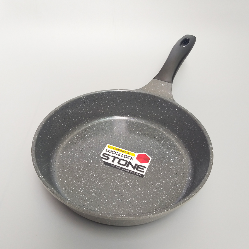 Chảo Vân Đá Chống Dính Đáy Từ Lock&Lock Stone 24cm LCA6243D