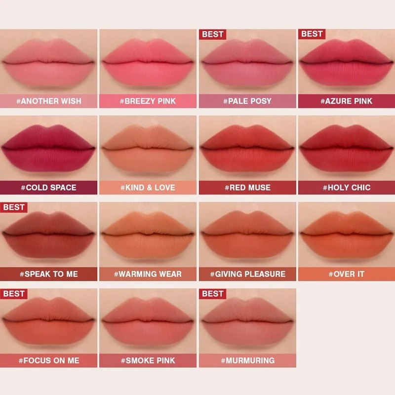 [PHIÊN BẢN GIỚI HẠN - NEW] Son Thỏi Lì, Lên Màu Chuẩn 3CE Soft Matte Lipstick 3.5g