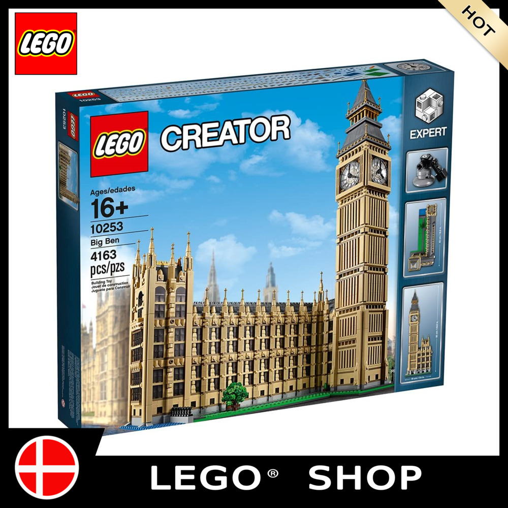 【Mall】LEGO LEGO Creator Expert 10253 Bộ khối xây dựng Big Ben (4163 miếng) đảm bảo chính hãng Từ Đan Mạch