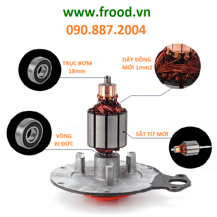 Máy bơm chìm, Bơm tõm mini điện bình 12v