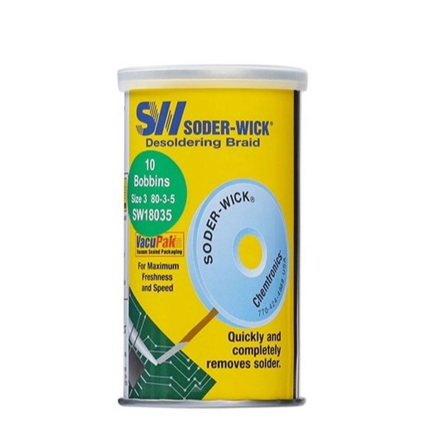 Cuộn dây hút thiếc Soder-Wick chính hãng Chemtronics USA