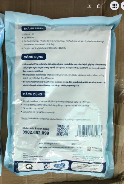 CHẾ PHẨM NẤM ĐỐI KHÁNG TRICHODERMA PLUS SFARM - GÓI 1KG