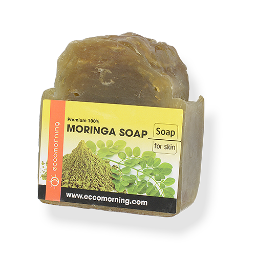 Xà Bông Chùm Ngây Thiên Nhiên Handmade eccomorning - Moringa Soap