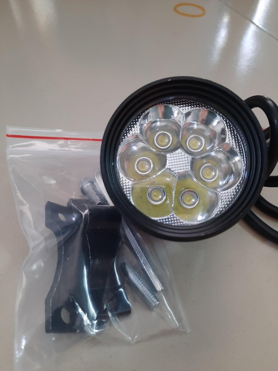 [ Tặng Công Tắc + Pass Phuột và Gương ] Đèn pha led , đèn trợ sáng L6 ngắn siêu sáng