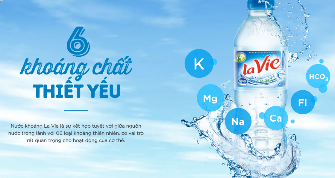 Nước Suối Lavie 350ml Giá Tốt