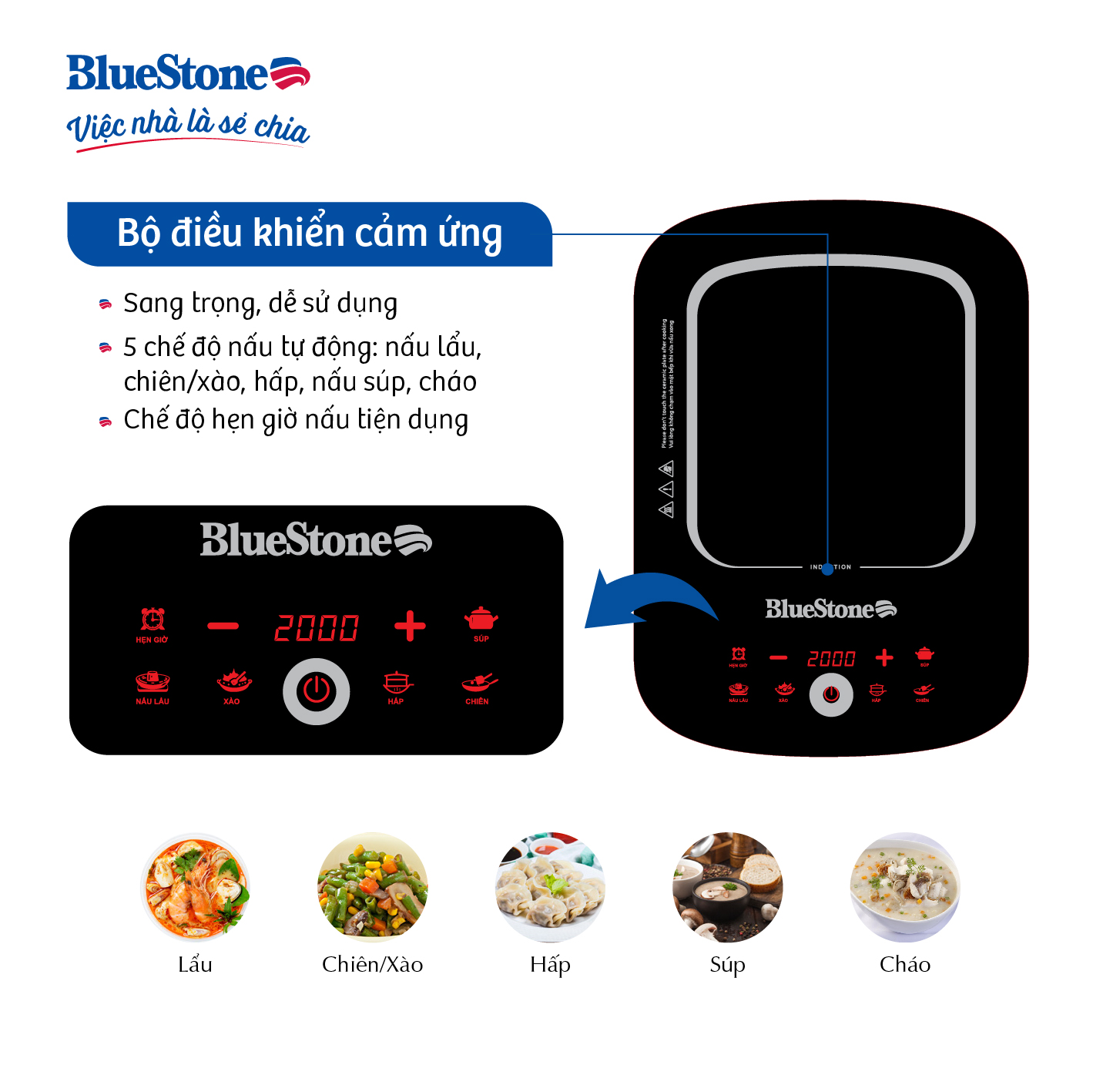 Bếp từ BlueStone ICB6658 (ICB-6658)