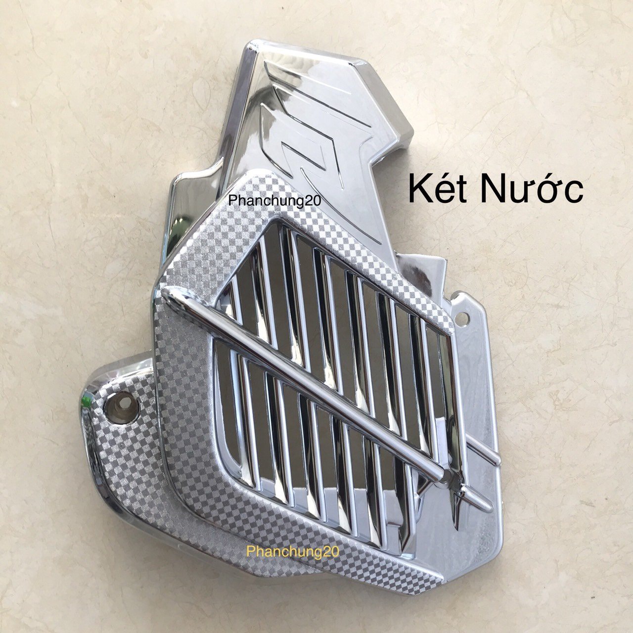 SH 2012 2013 2014 2015 2016 2017 ỐP KÉT NƯỚC ( QUẠT GIÓ ) DÙNG CHO ĐỜI XE SH CROM / CACBON