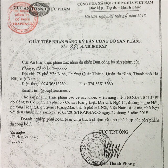 Giải độc gan BOGANIC LIPPI