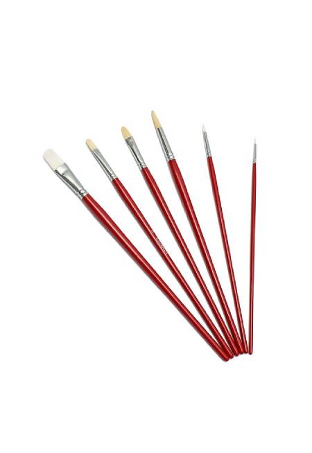 Bộ 6 cây cọ vẽ cm-06brs-o